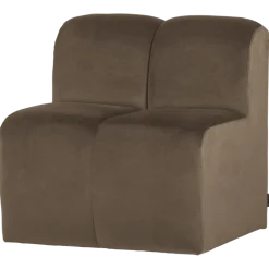 Woood Mojo Eetbank 84 Cm Met Rugleuning Velvet Taupe [FSC]