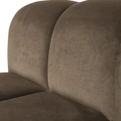 Woood Mojo Eetbank 84 Cm Met Rugleuning Velvet Taupe [FSC]