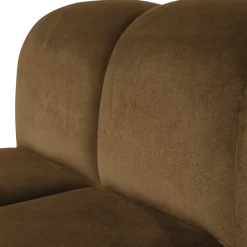 Woood Mojo Eetbank 84 Cm Met Rugleuning Velvet Honinggeel [FSC]