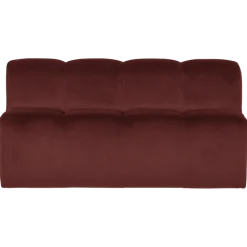 Woood Mojo Eetbank 164cm Met Rugleuning Velvet Kastanjebruin [FSC]