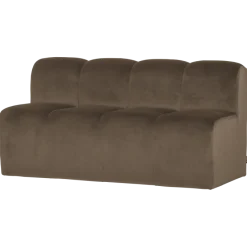 Woood Mojo Eetbank 164 Cm Met Rugleuning Velvet Taupe [FSC]