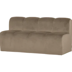 Woood Mojo Eetbank 164 Cm Met Rugleuning Velvet Khaki [FSC]