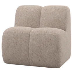 Woood Mojo Eetbank 84 Cm Met Rugleuning Wollig Donkerzand