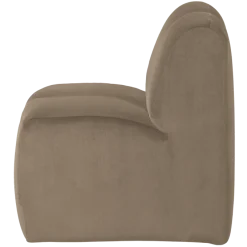 Woood Mojo Eetbank 84 Cm Met Rugleuning Velvet Khaki [FSC]