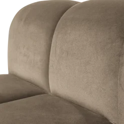 Woood Mojo Eetbank 84 Cm Met Rugleuning Velvet Khaki [FSC]