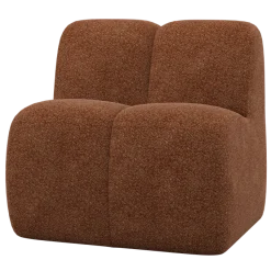 Woood Mojo Eetbank 84 Cm Met Rugleuning Wollig Roestbruin