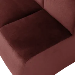 Woood Mojo Eetbank 84 Cm Met Rugleuning Velvet Kastanjebruin [FSC]