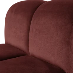 Woood Mojo Eetbank 84 Cm Met Rugleuning Velvet Kastanjebruin [FSC]