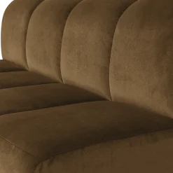 Woood Mojo Eetbank 164 Cm Met Rugleuning Velvet Honinggeel [FSC]