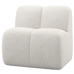 Woood Mojo Eetbank 84 Cm Met Rugleuning Wollig Ecru