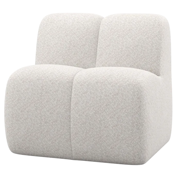 Woood Mojo Eetbank 84 Cm Met Rugleuning Wollig Ecru
