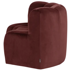 Woood Mojo Eetbank Halfronde Hoek Rugleuning Velvet K.Bruin [FSC]