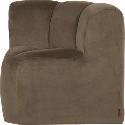 Woood Mojo Eetbank Hoek Met Rugleuning Velvet Taupe [FSC]