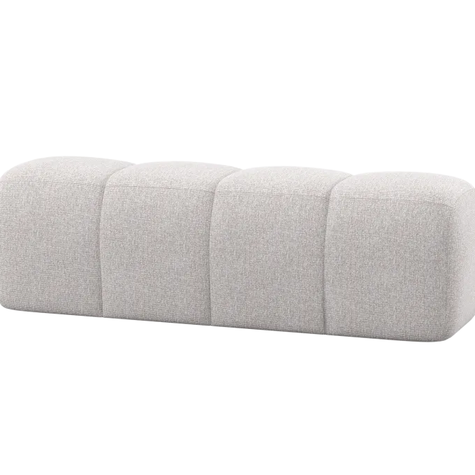 Woood Mojo Eetbankje 164 Cm Boucle Ecru Melange