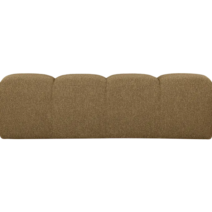 Woood MOJO eetbankje 164CM boucle geel/bruin melange