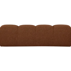 Woood MOJO eetbankje 164CM boucle roestbruin melange