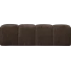 Woood MOJO eetbankje 164CM geweven ribstof bruin