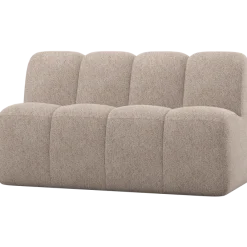 Woood Mojo Eetbankje 164 Cm Met Rugleuning Wollig Donkerzand