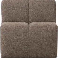 Woood Mojo Eetbankje 84cm Met Rugleuning Boucle Bruin Melange