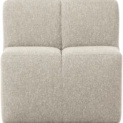 Woood Mojo Eetbankje 84cm Met Rugleuning Boucle Beige Melange