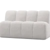 Woood Mojo Eetbankje 164 Cm Met Rugleuning Boucle Ecru Melange