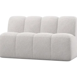 Woood Mojo Eetbankje 164 Cm Met Rugleuning Boucle Ecru Melange