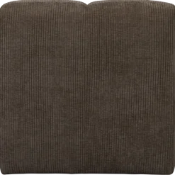 Woood Mojo Eetbankje 84cm Met Rugleuning Ribstof Bruin