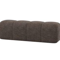 Woood Mojo Eetbankje 164 Cm Wollig Bruin