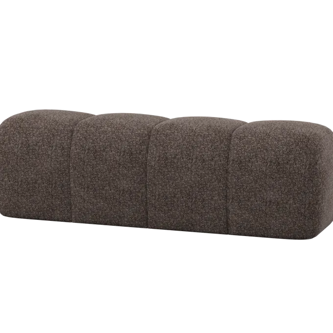 Woood Mojo Eetbankje 164 Cm Wollig Bruin