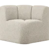 Woood Mojo Eetbankje Hoek Met Rugleuning Boucle Beige Melange