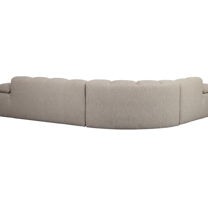 Woood Mojo Hoekbank Links Boucle Beige Melange