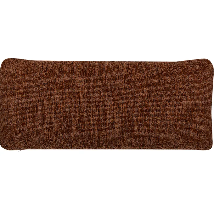 Woood Mojo kussen boucle roestbruin melange