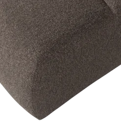 Woood Mojo poef 45x84x64cm boucle bruin melange