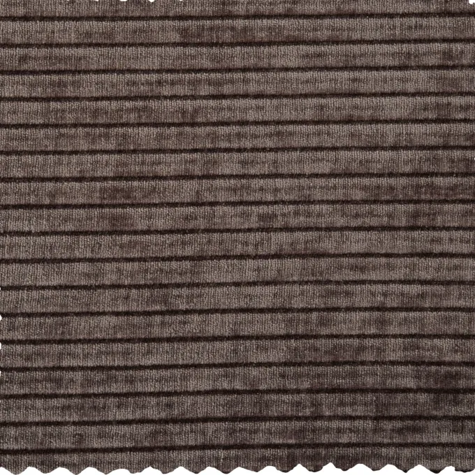 Woood Mojo poef 45x84x64cm geweven ribstof bruin