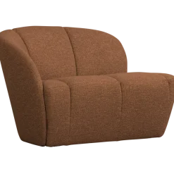 Woood Mojo 2-Zits Bankje Links Boucle Roestbruin Melange