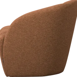 Woood Mojo 2-Zits Bankje Rechts Boucle Roestbruin Melange