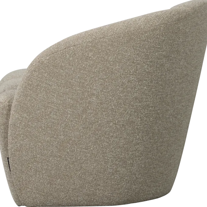 Woood Mojo 2-Zits Bankje Rechts Boucle Beige Melange