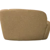 Woood Mojo 2-Zits Bankje Rechts Boucle Geel/Bruin Melange