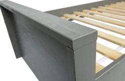 Woood Morris Bed Grenen Leem 90x200cm Excl Lattenbodem [fsc]