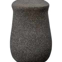 Woood Moson bijzettafel met spikkels zwart