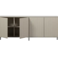 Woood New gravure dressoir 200 cm grenen dust [fsc]