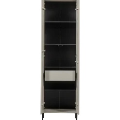 Woood New gravure hoge kast met lade grenen dust [fsc]