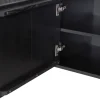 Woood New Gravure Tv Meubel 150 Cm Grenen Zwart [fsc]