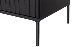 Woood New Gravure Tv Meubel 150 Cm Grenen Zwart [fsc]