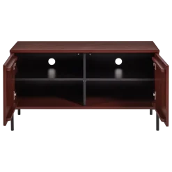 Woood New gravure tv meubel 100 cm bordeauxrood [fsc]