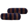Woood Niva Kussens Bruin/Blauw - Set Van 4