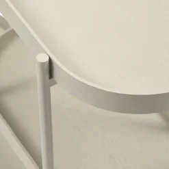 Woood Noan Sidetable Hout/metaal Antique Beige