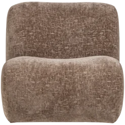 Woood Nomu Fauteuil Craquele Velvet Lichtbruin [fsc]