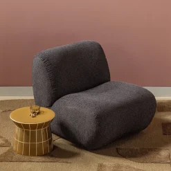 Woood Nomu Fauteuil Grove Chenille Antraciet [fsc]
