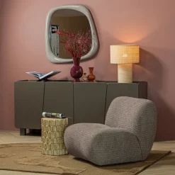 Woood Nomu Fauteuil Grove Chenille Bruin [fsc]